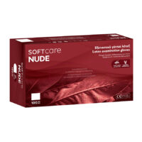 Soft Care Nude Εξεταστικά Γάντια Latex Χωρίς Πούδρα – Λευκό