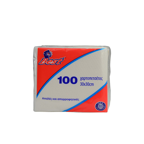 Best Χαρτοπετσέτες 100 Φύλλα (30x30)