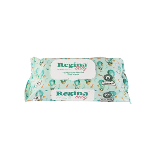 Regina Baby Μωρομάντηλα Aloe Vera με Kαπάκι (72τμχ)