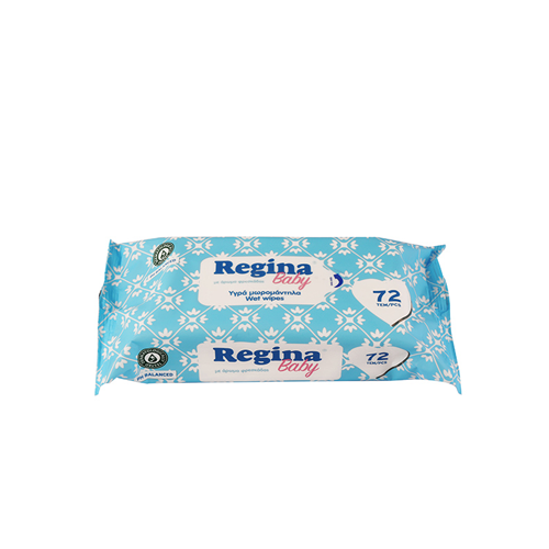 Regina Baby Μωρομάντηλα Φρεσκάδα Χωρίς Καπάκι (72τμχ)