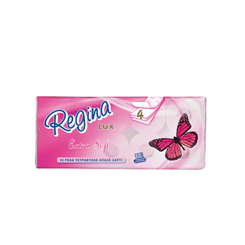 Regina Lux Ρολό Υγείας 4 Φύλλων (125gr) - 10τμχ