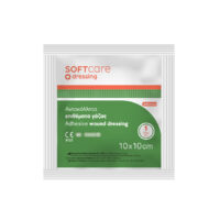 Soft Care Αυτοκόλλητα Επιθέματα Γάζας – 10cm x 10cm (50τμχ)