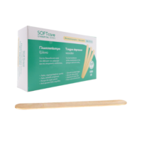 Soft Care Γλωσσοπίεστρα Ξύλινα Μη Αποστειρωμένα (100τμχ)