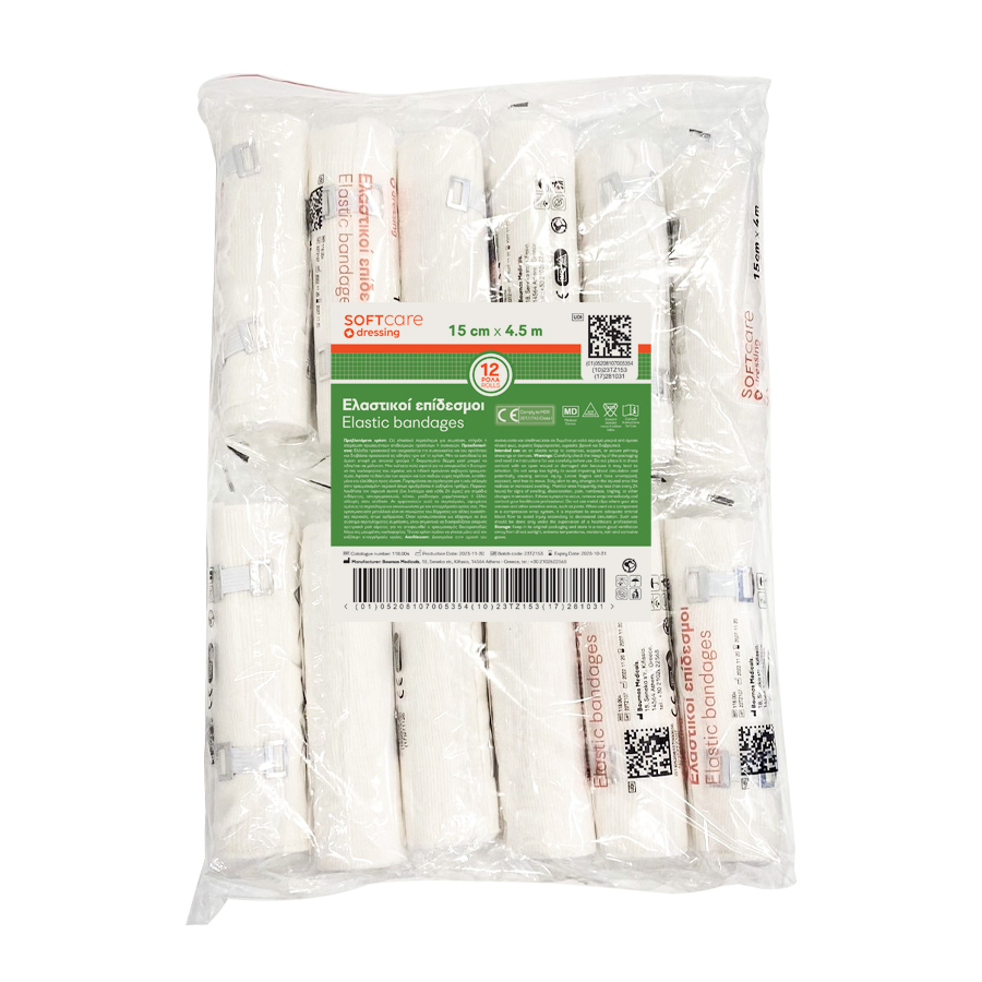 Soft Care Ελαστικός Επίδεσμος – 15cm x 4,5m