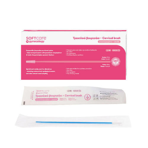 Soft Care Βουρτσάκια Αποστειρωμένα Test – Pap (100τμχ)