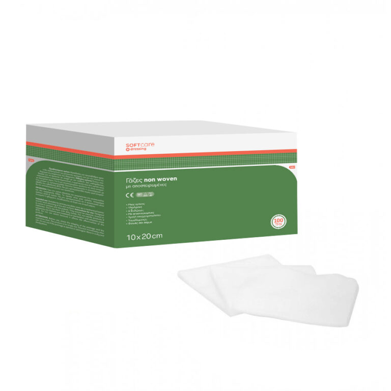 Soft Care Γάζες Non Woven - 10cm x 20cm (100τμχ)