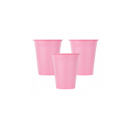 Soft Care Οδοντιατρικά Πλαστικά Ποτηράκια – Ροζ