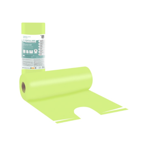 Soft Care Οδοντιατρικές Πετσέτες σε Ρολό με Λαιμόκοψη – Λαχανί