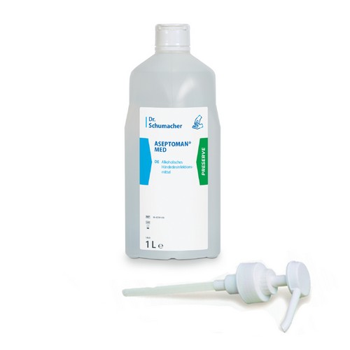 Aseptoman Med Αντισηπτικό Υγρό Χεριών με Αντλία (1L)