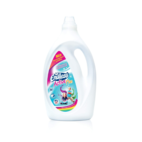 Endless Active Plus Υγρό Απορρυπαντικό Ρούχων (2450ML)