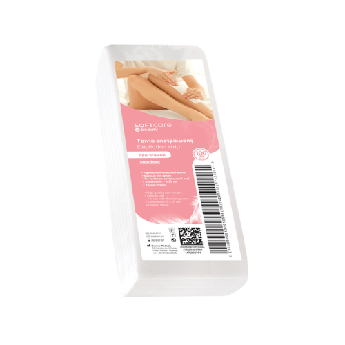 Soft Care Ταινίες Αποτρίχωσης Non Woven Standard (7×20 cm)