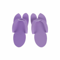 Soft Care Σαγιονάρες Πεντικιούρ EVA - Μωβ (12 ζεύγη) - Image 2