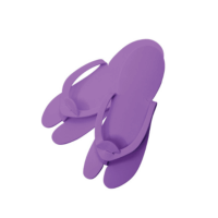 Soft Care Σαγιονάρες Πεντικιούρ EVA - Μωβ (12 ζεύγη)